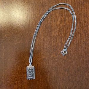 James Avery Mizpah Charm Necklace